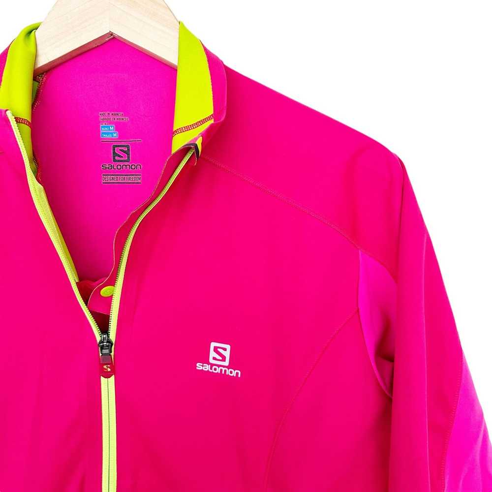 Salomon Salomon Pink Soft Shell Full Zip Jacket S… - image 4