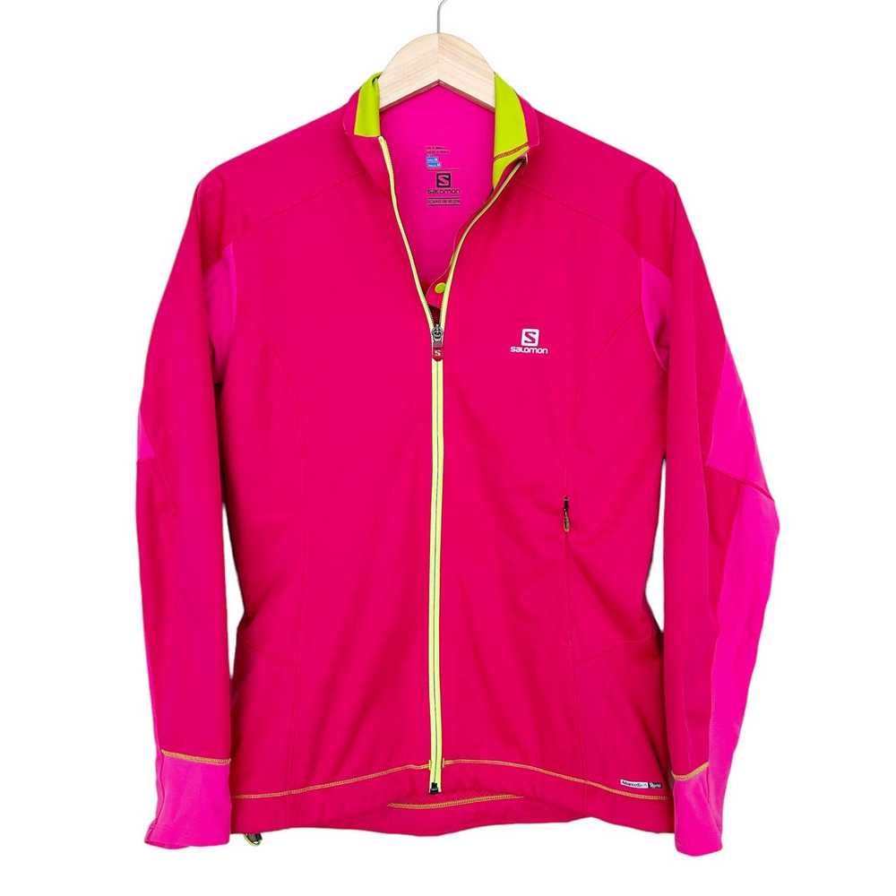 Salomon Salomon Pink Soft Shell Full Zip Jacket S… - image 9