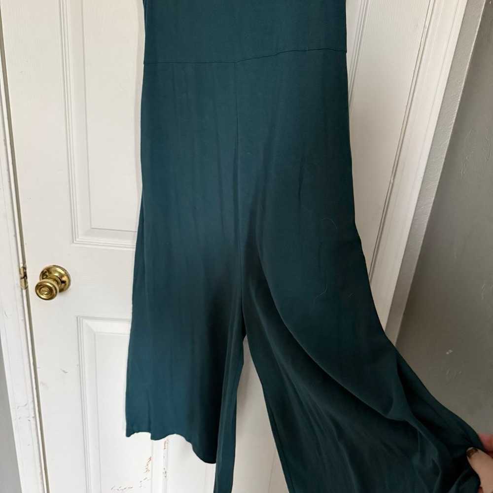 Mien Lakeside Wide Leg Jumpsuit - Rich Teal, M - image 7