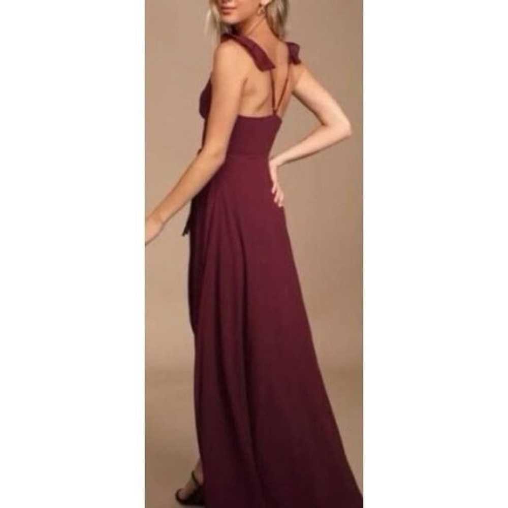 LULUS Here's To Us High/low Wrap Evening Dress In… - image 2