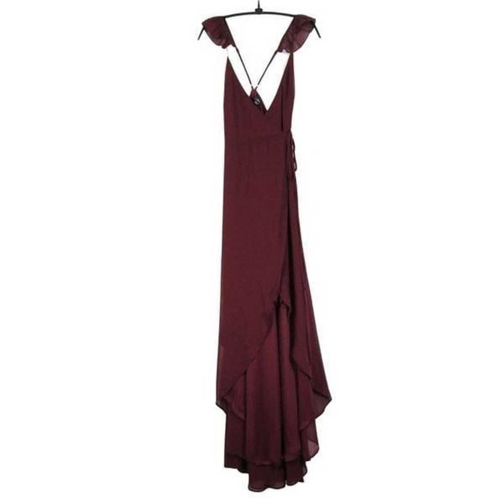 LULUS Here's To Us High/low Wrap Evening Dress In… - image 3