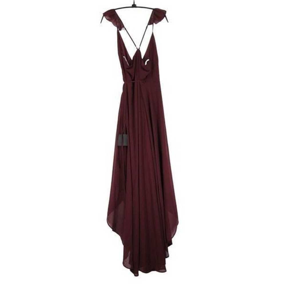 LULUS Here's To Us High/low Wrap Evening Dress In… - image 4