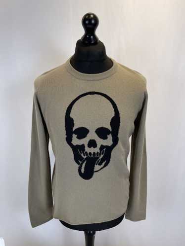 Lucien Pellat Finet SKULL Cashmere Intarsia Sweate