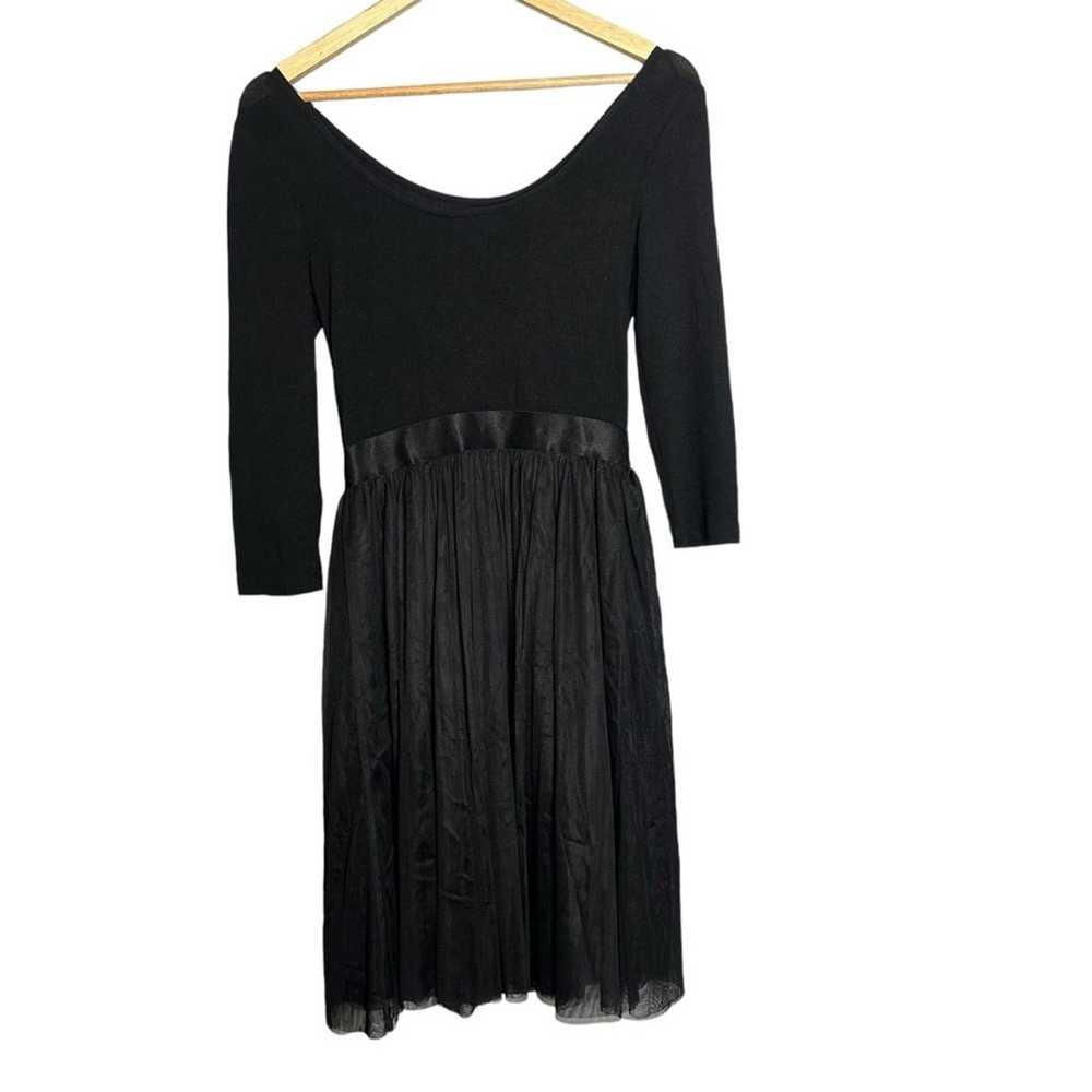 ModCloth Black Ballet Style Tulle Skirted Dress S… - image 6