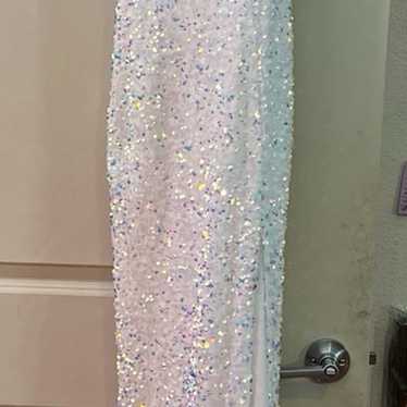 White Sequins Gorgeous Dress