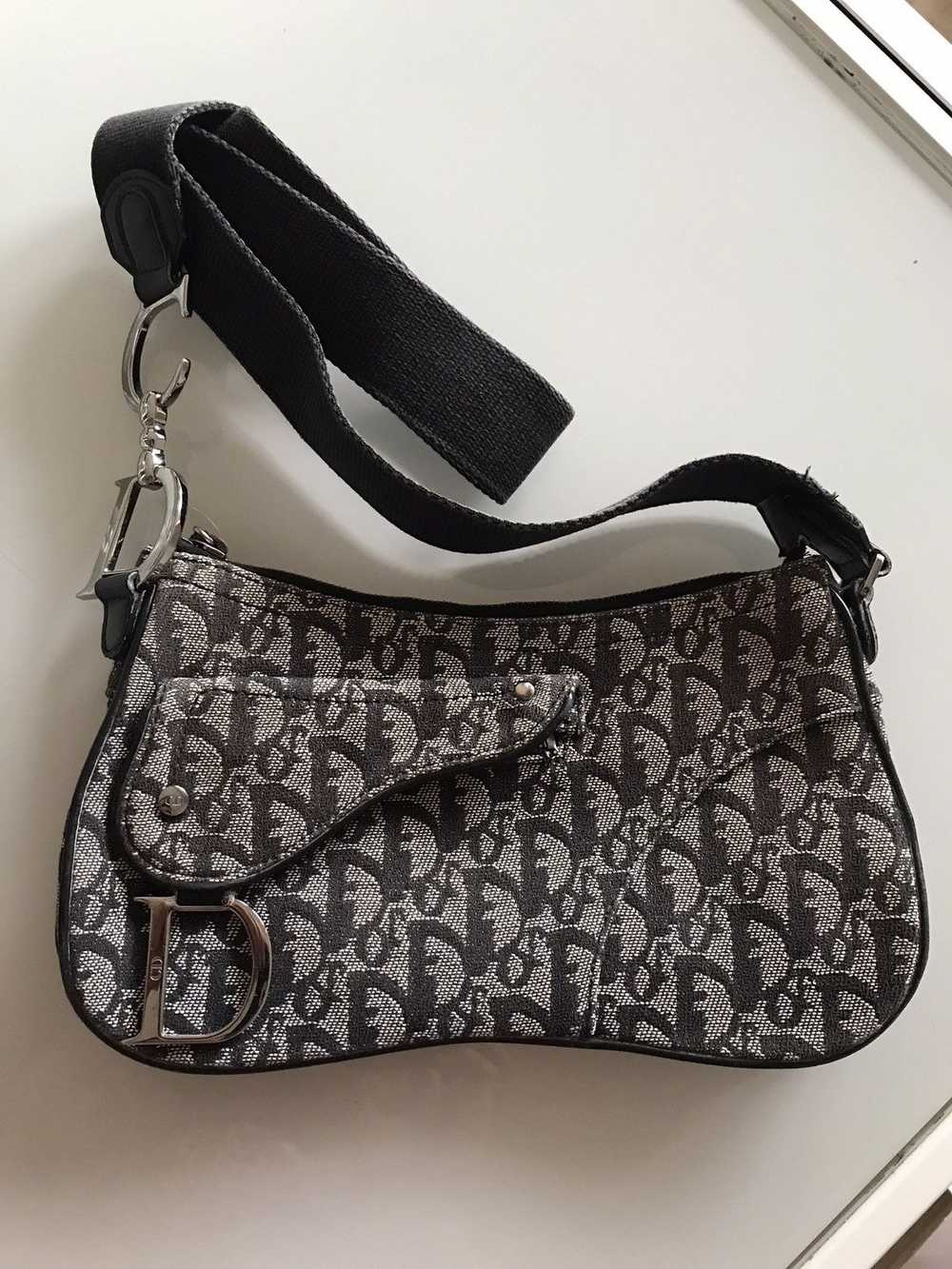 Dior CHRISTIAN DIOR Saddle monogram bag - image 1