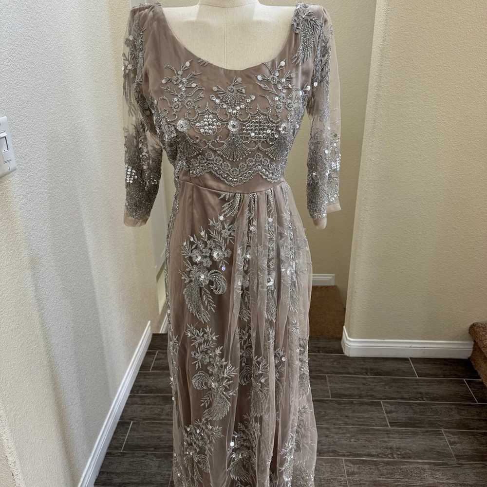 Fully beaded gown size s/m - image 1