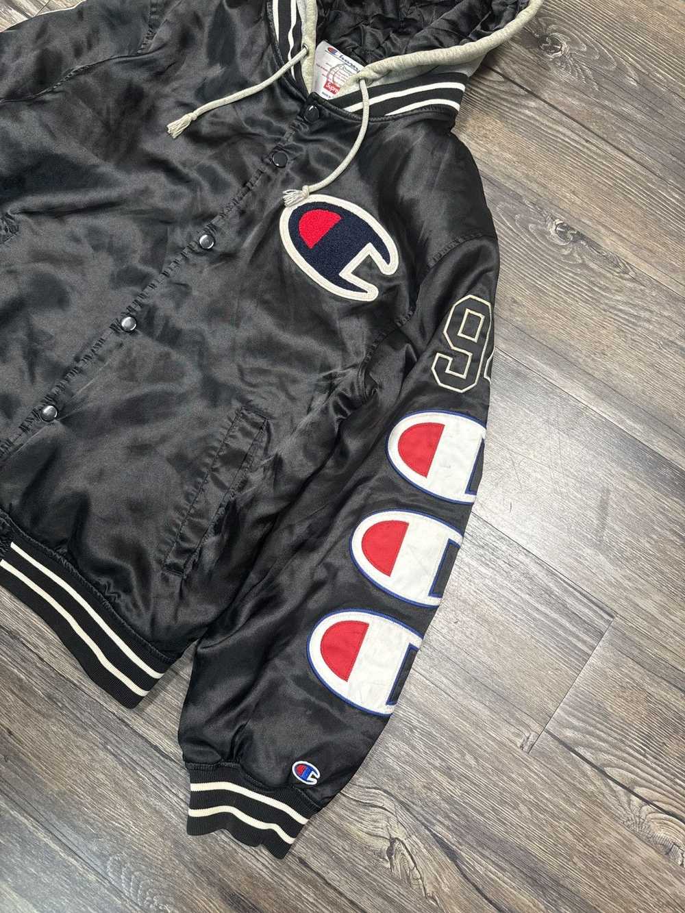 Champion × Supreme Supreme x Champion Satin Bomber - image 5