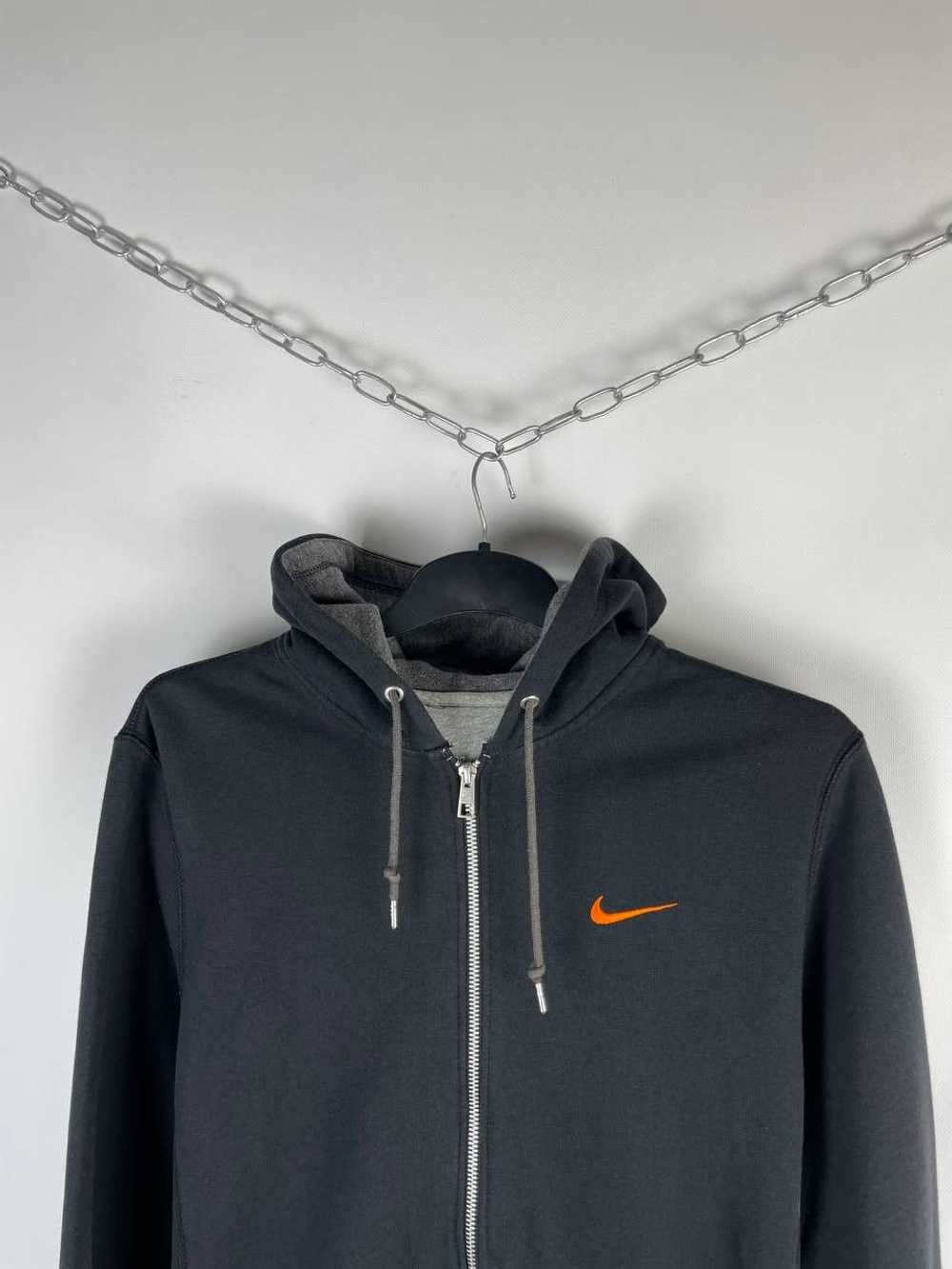 Nike × Streetwear × Vintage Drill Nike Swoosh Zip… - image 2