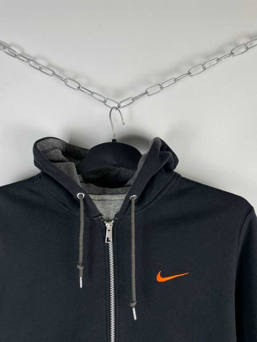 Nike × Streetwear × Vintage Drill Nike Swoosh Zip… - image 3