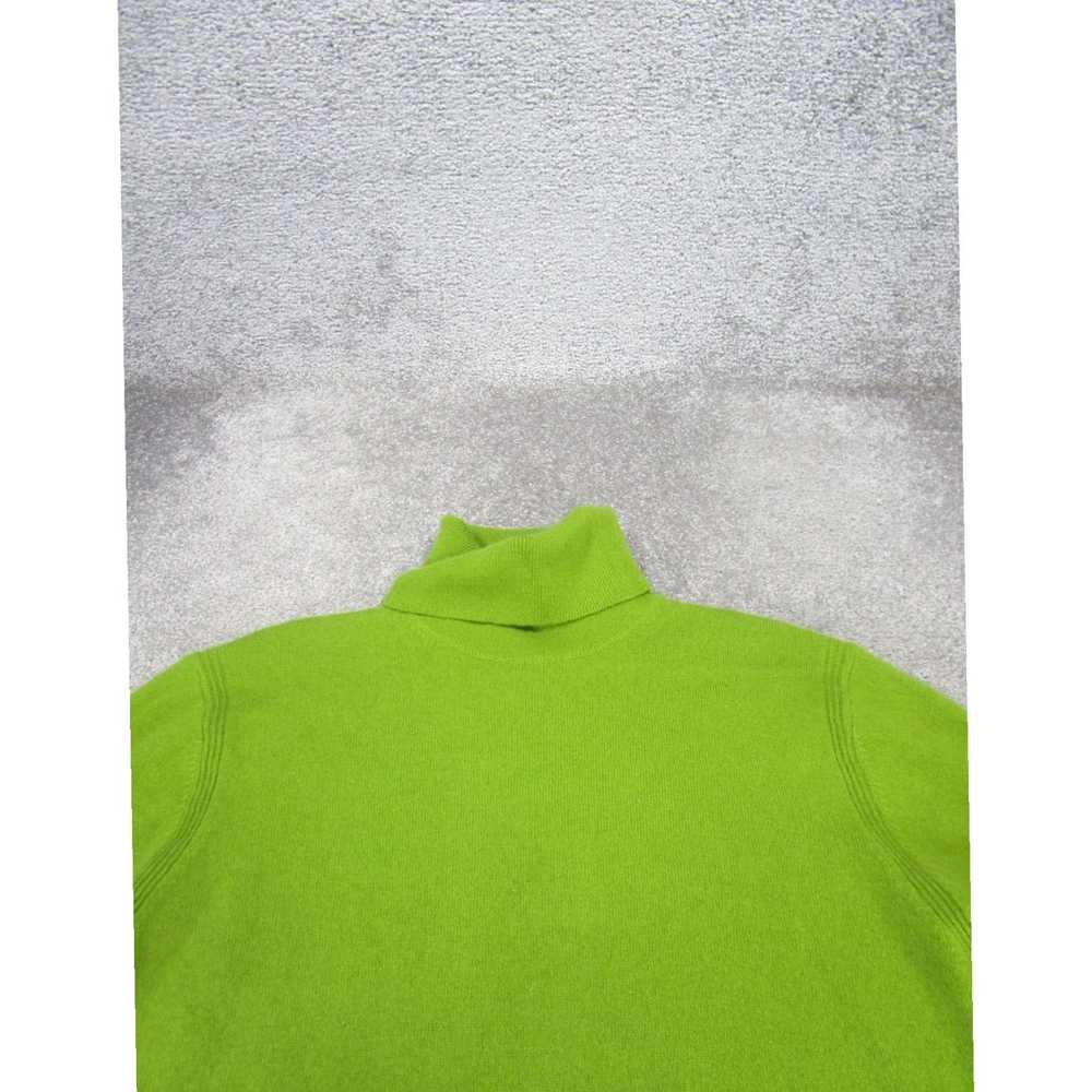 Todd Snyder Luxurious Green Cashmere Turtleneck S… - image 2