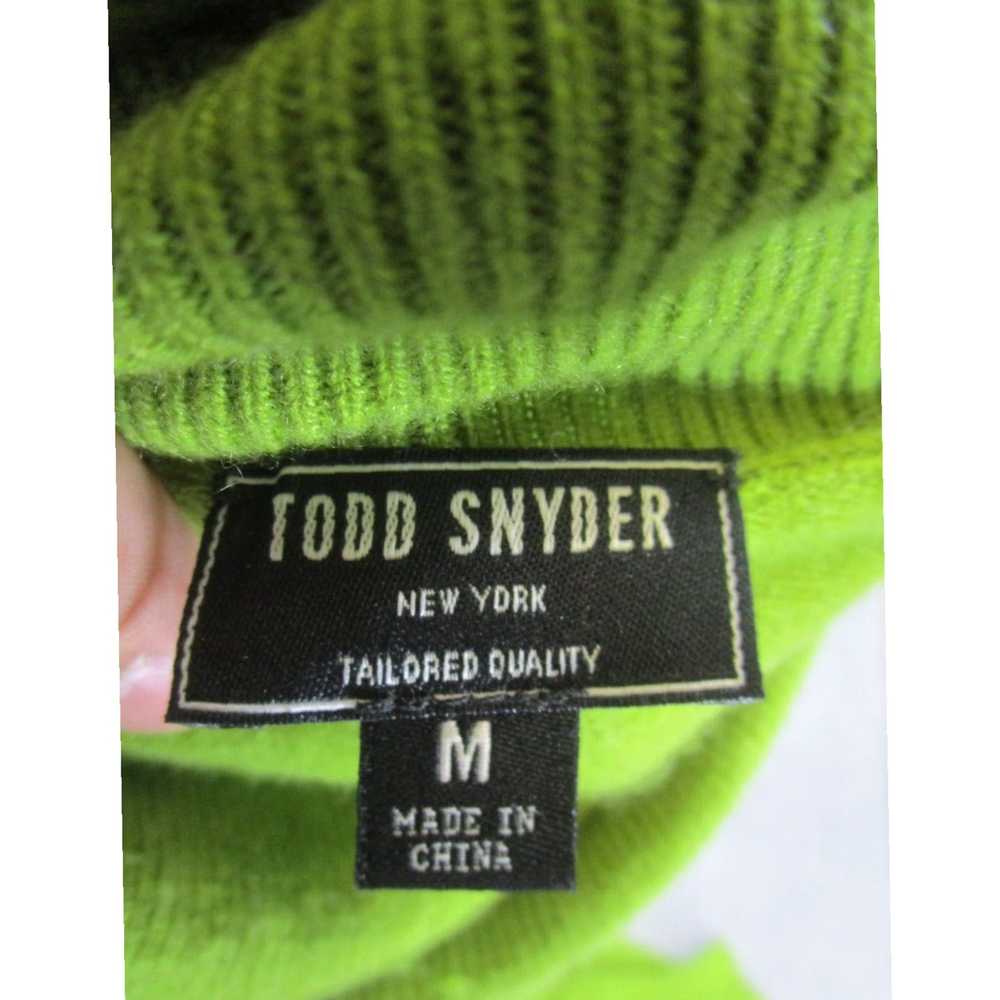 Todd Snyder Luxurious Green Cashmere Turtleneck S… - image 6