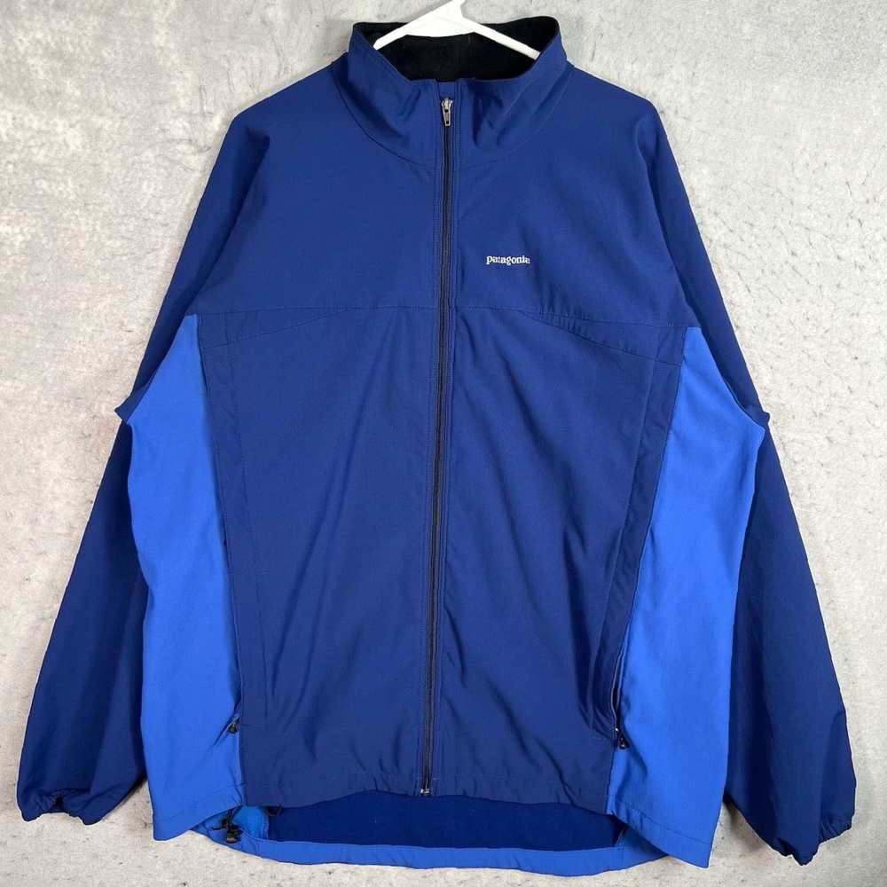 Patagonia Full Zip Long Sleeve Blue Mens Windbrea… - image 1