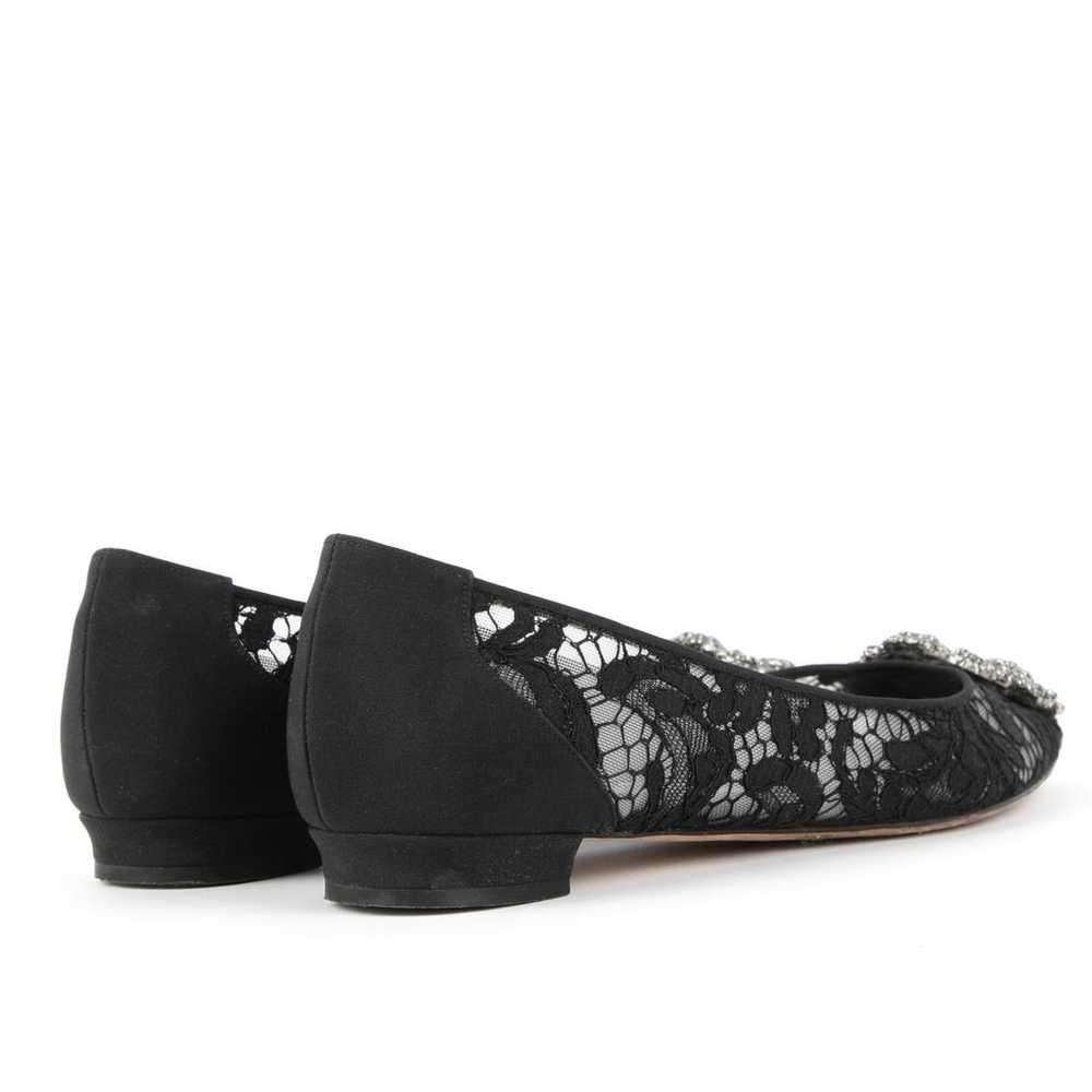 Manolo Blahnik Hangisi cloth ballet flats - image 4