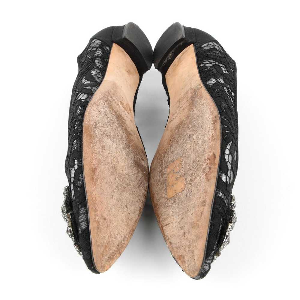 Manolo Blahnik Hangisi cloth ballet flats - image 5