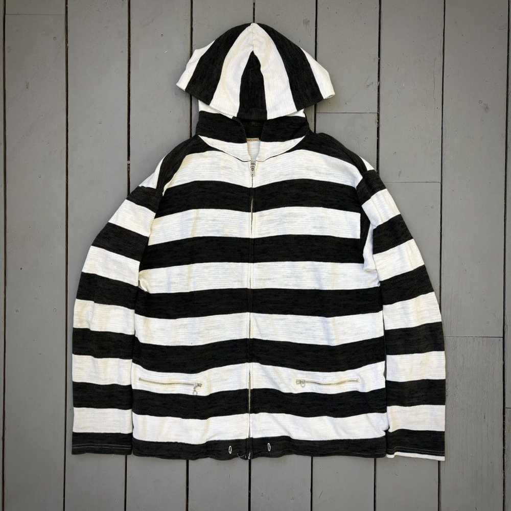 Kapital Striped Prisoner Zip-Up - image 1