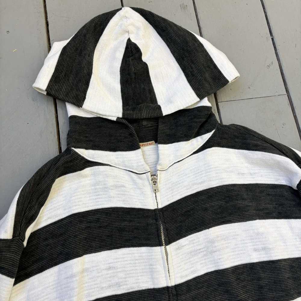 Kapital Striped Prisoner Zip-Up - image 2