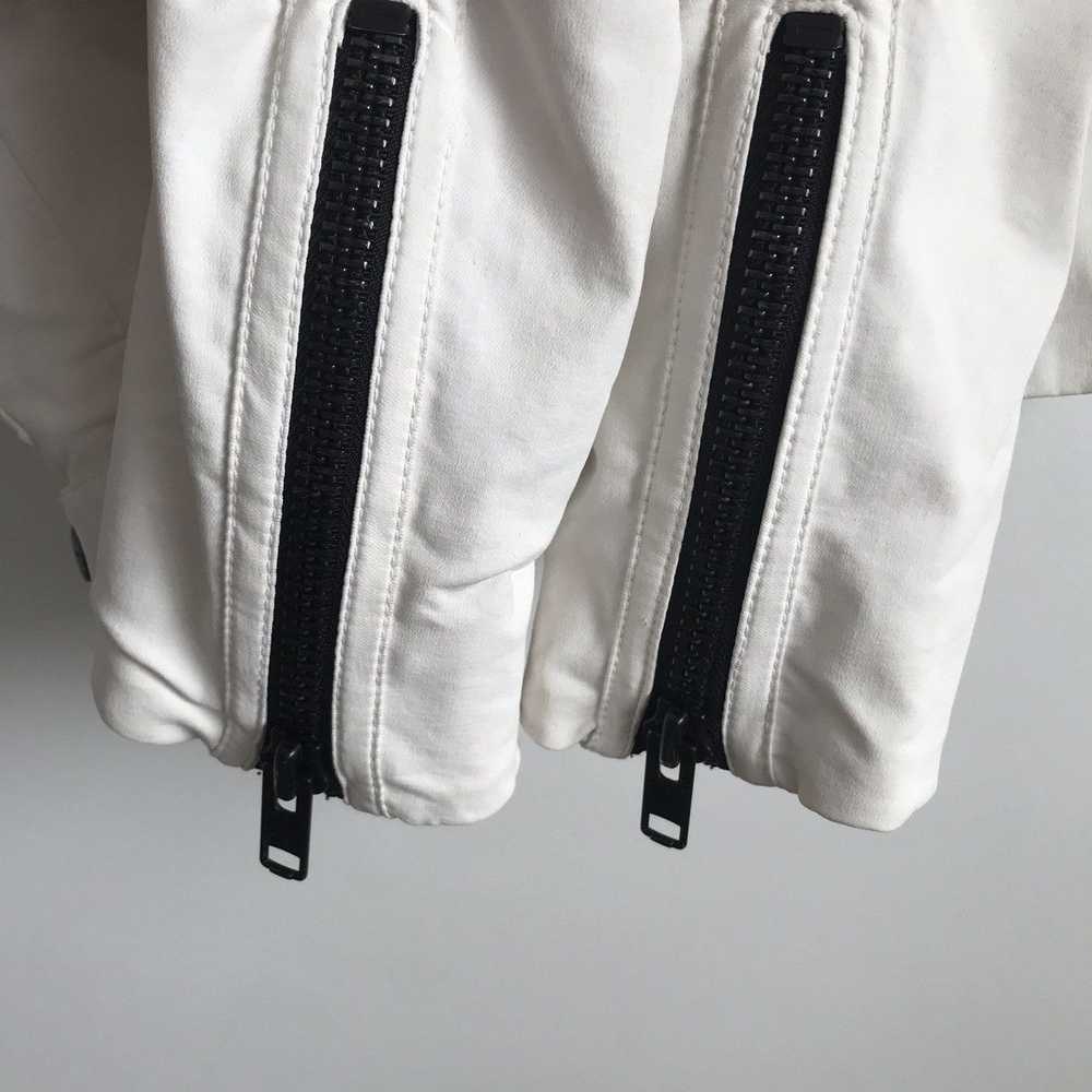 Current Elliott Current Elliott White Moto Jacket… - image 6