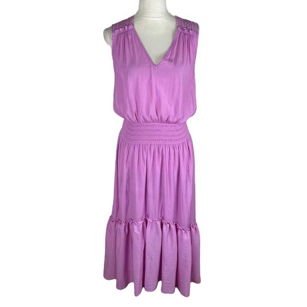 Ramy Brook Samantha Dress Asymmetrical Hi-Low Flo… - image 3