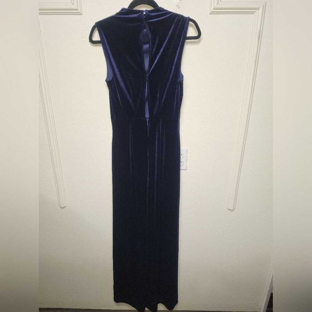 Lulu's Classic Elegance Navy Velvet Sleeveless Mo… - image 11