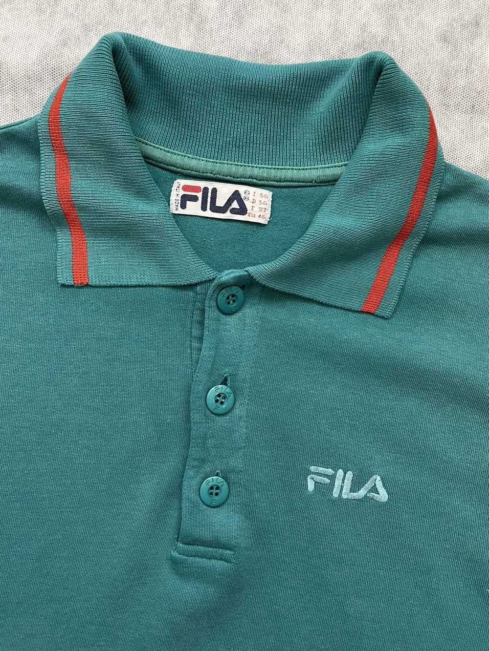 Fila × Streetwear × Vintage FILA Vintage Polo lon… - image 4