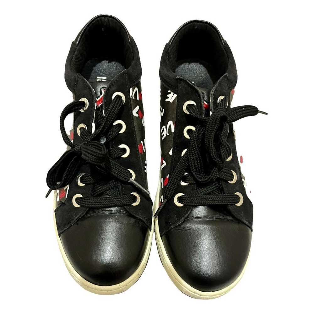 Moschino Love Leather trainers