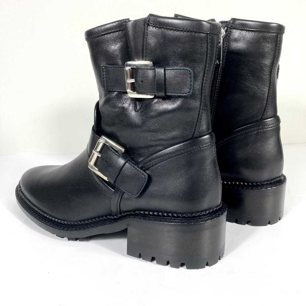 Aquatalia Leather buckled boots - image 10