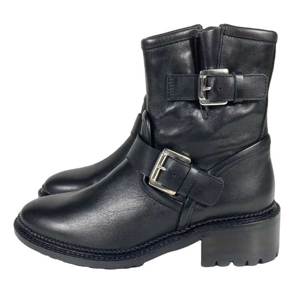 Aquatalia Leather buckled boots - image 1