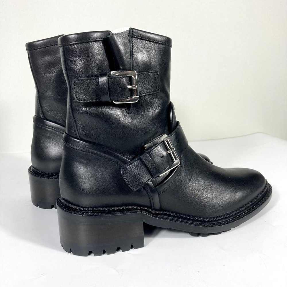 Aquatalia Leather buckled boots - image 4