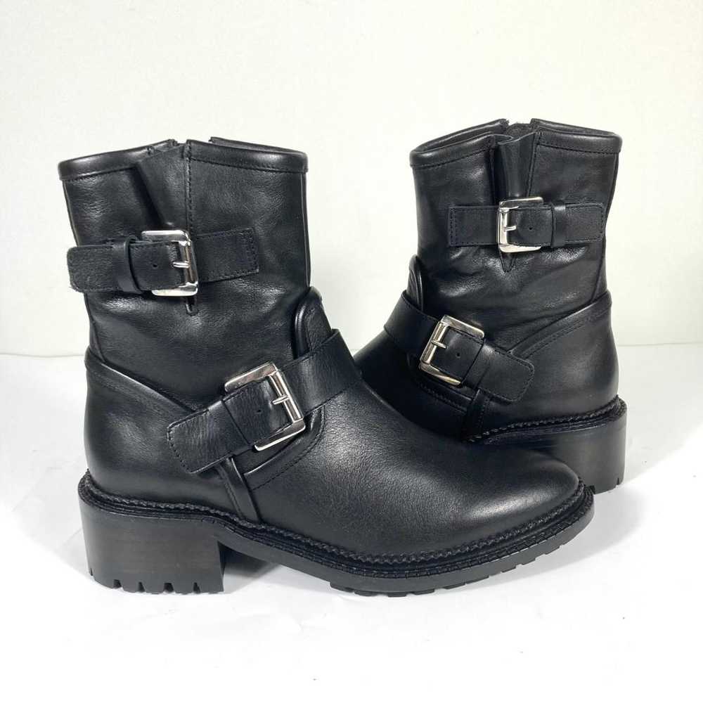 Aquatalia Leather buckled boots - image 6