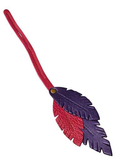 Portland Leather Cosmo/Amethyst Feather Tassel