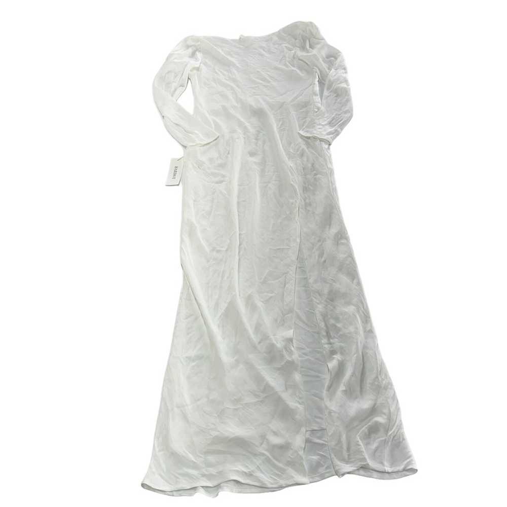 Bardot Dress Womens 6 White River Bias Draped Ope… - image 2