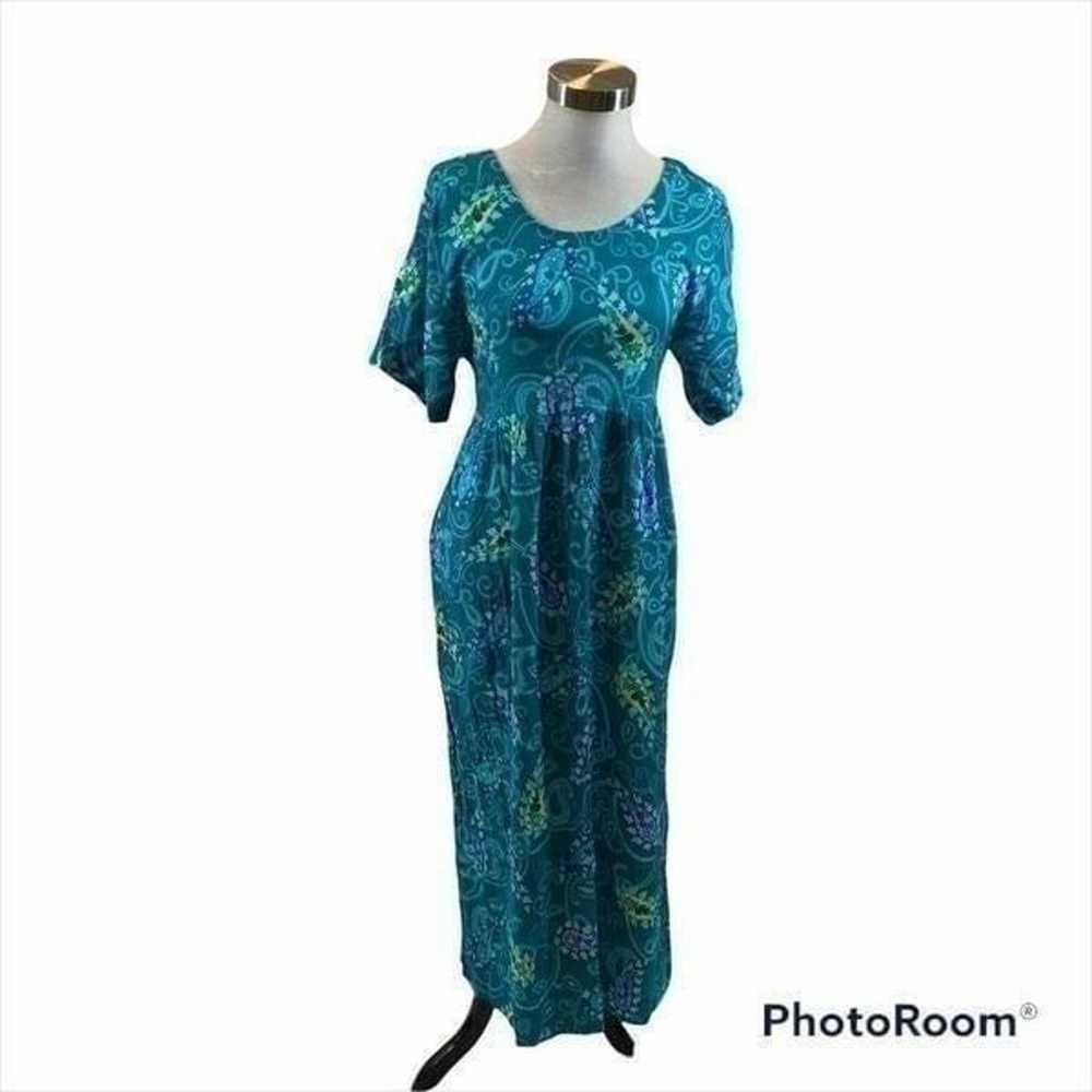 Vintage Diane Von Furstenberg 90’s Maxi Dress S/M - image 2