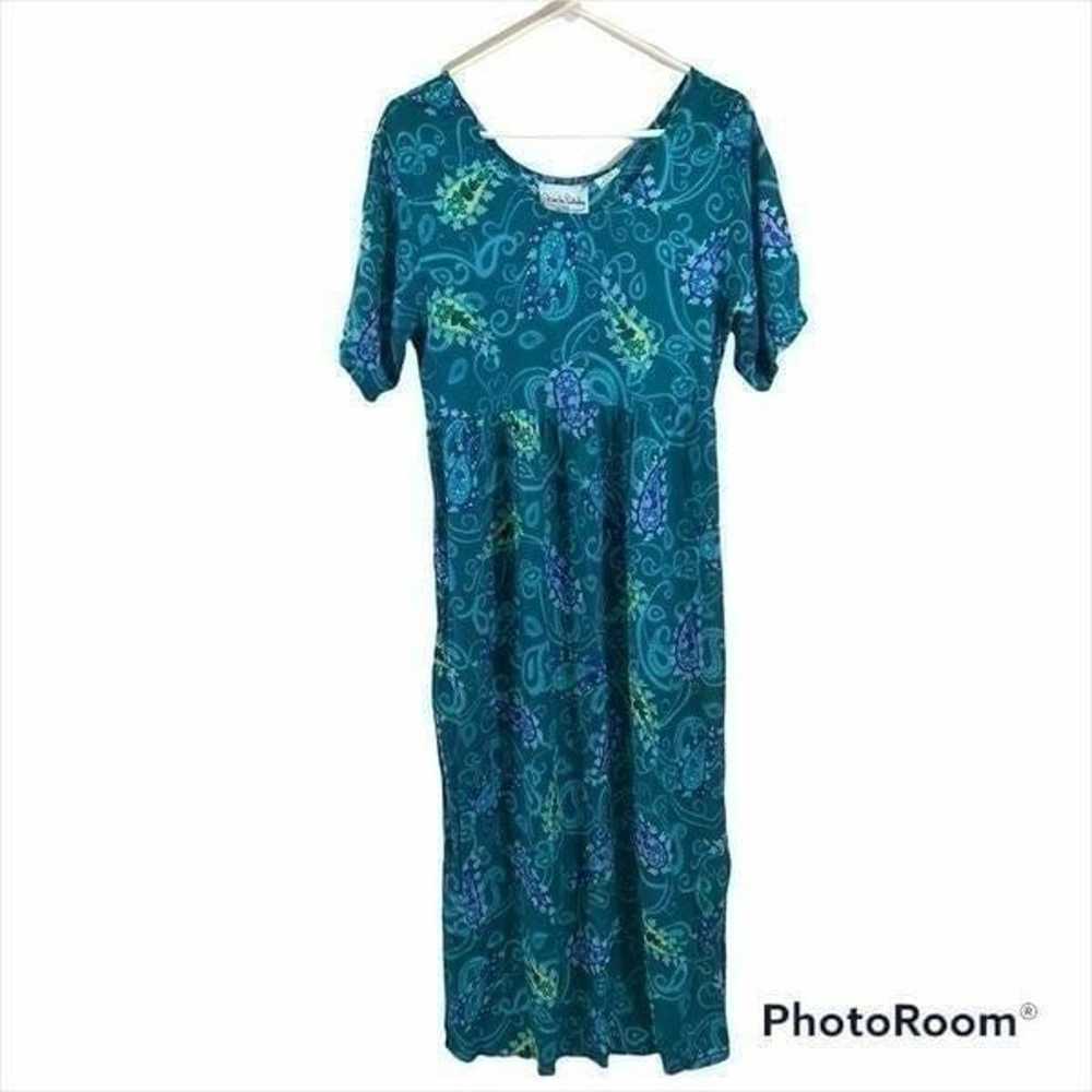 Vintage Diane Von Furstenberg 90’s Maxi Dress S/M - image 3