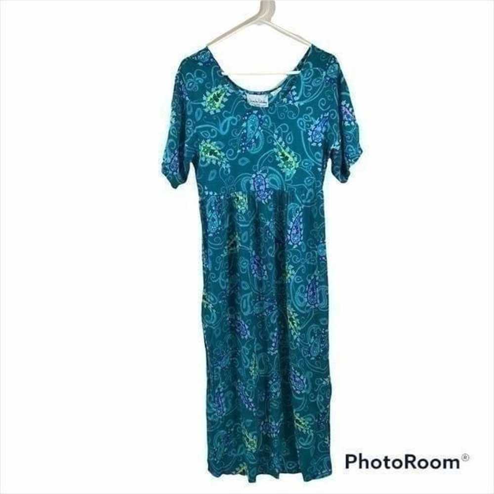 Vintage Diane Von Furstenberg 90’s Maxi Dress S/M - image 4