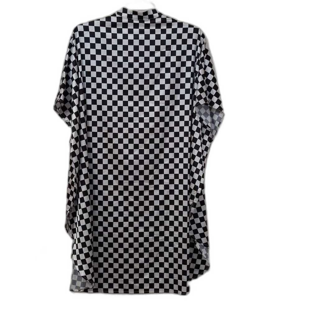 Dressed in LALA oversized checkered Shirt Dress w… - image 2