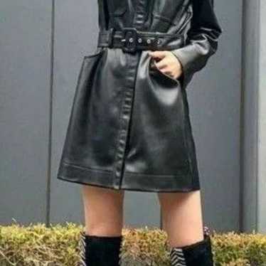 Excellent condition! H&M leather rider's dress - … - image 1