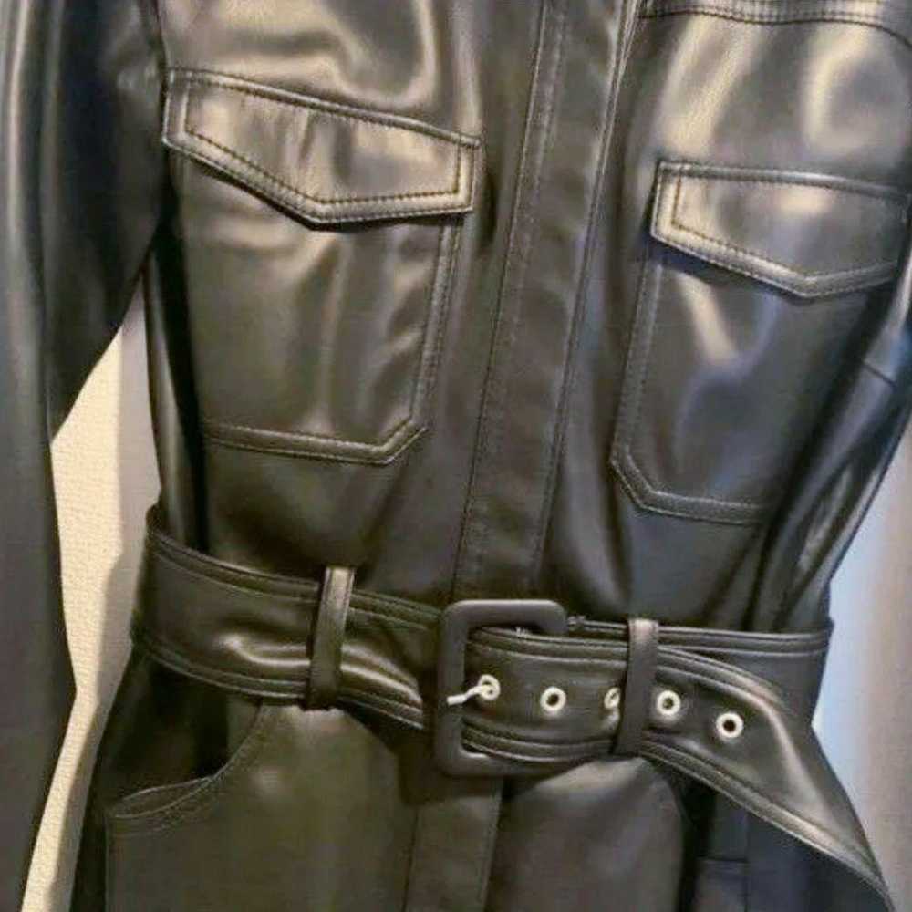 Excellent condition! H&M leather rider's dress - … - image 2