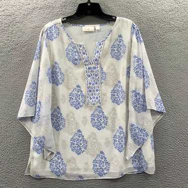 Vintage Belle by Kim Gravel Womens Medium Blue an… - image 1