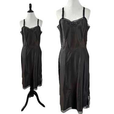 Vintage 50s Barbizon Tafredda Slip Dress Medium T… - image 1