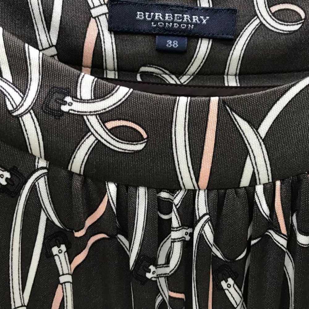 【Excellent Condition】Burberry London 100% Silk Dr… - image 3