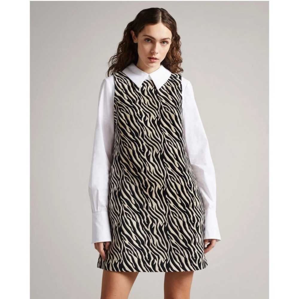 Ted Baker White Lisabel Shirt Abstract-Print Twof… - image 1