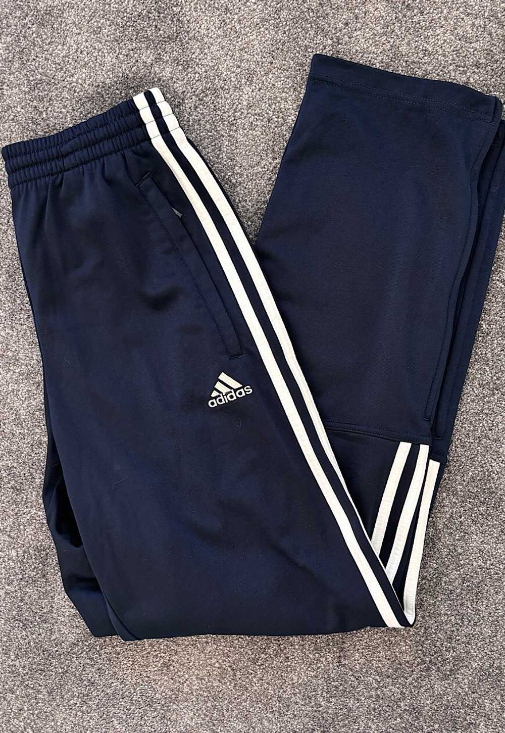 Vintage adidas 2004 navy blue jogger bottoms 32 x… - image 1