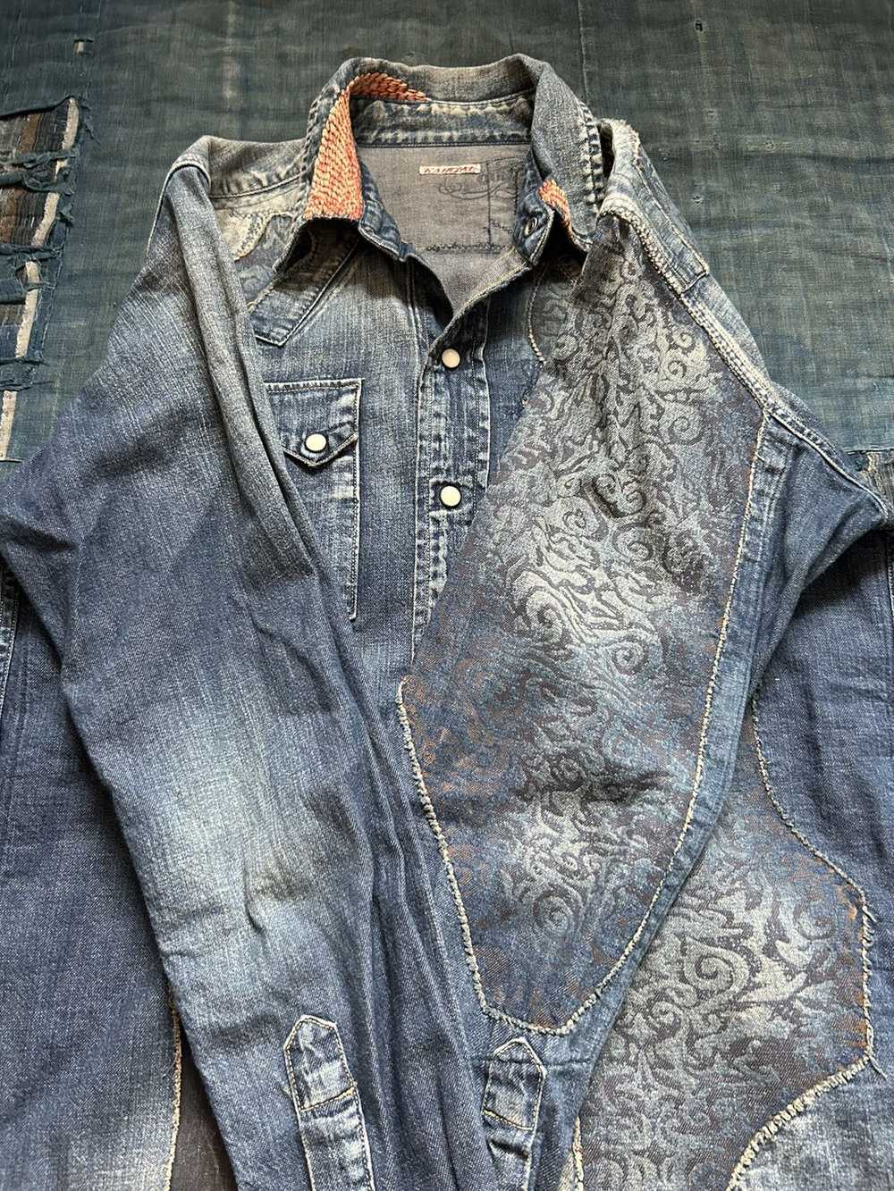 Kapital × Kapital Kountry Kapital denim damask pa… - image 3