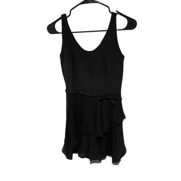 Roz and Sherm vintage little black Italian ruffle… - image 1