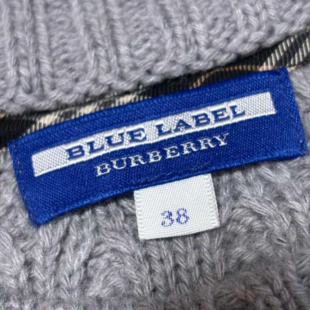 Burberry Blue Label Cable Knit Dress Gray Size M - image 12