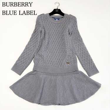 Burberry Blue Label Cable Knit Dress Gray Size M - image 1