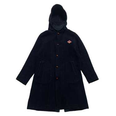 Danton Danton Hooded Wool Long Jacket