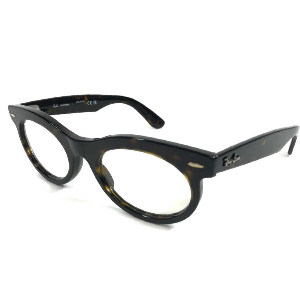 Vintage Tortoise Shell Photochromic Oval Shaped W… - image 6