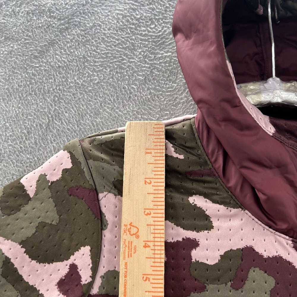 Pinko Columbia Pink Camouflage Hooded Full Zip Ja… - image 3